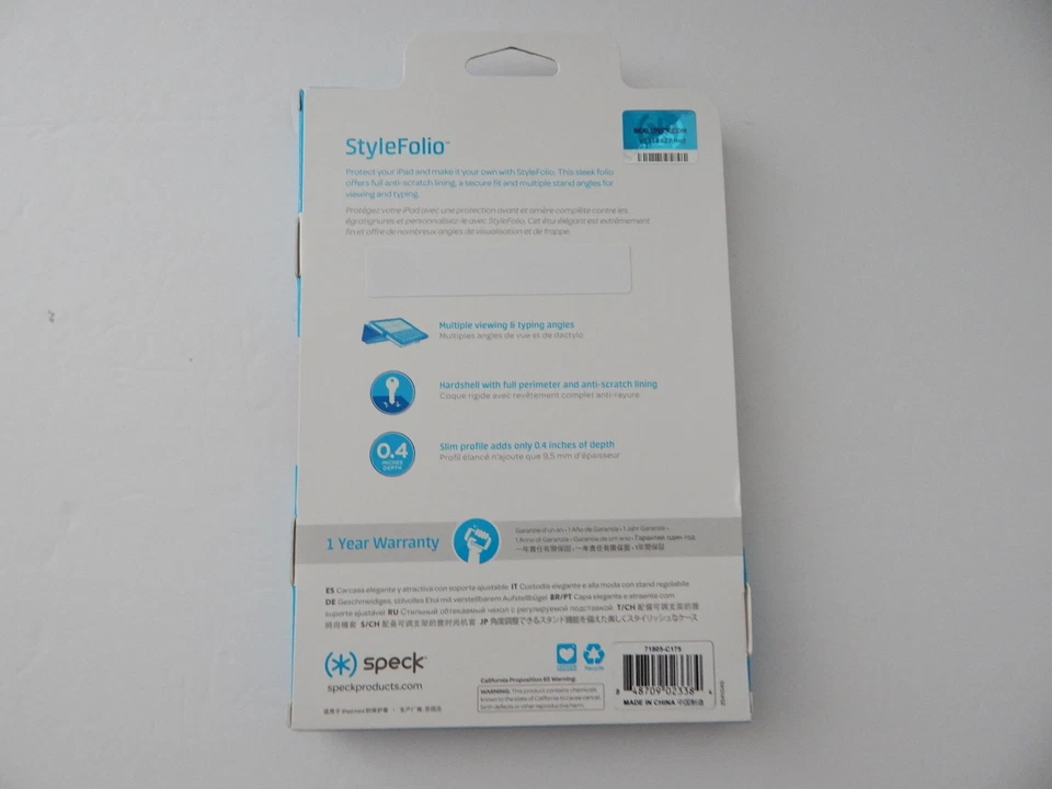 Speck Products StyleFolio Case & Stand for iPad Mini 4 Vintage Bouquet New - Image 2 of 4