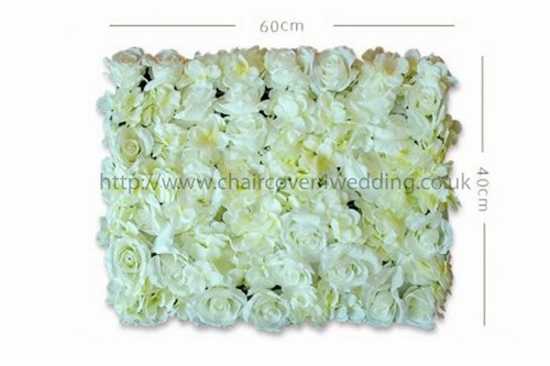 Artificial Silk Champagne Flower Row Wall Panel Wedding Supply Background Decor - Picture 25 of 30