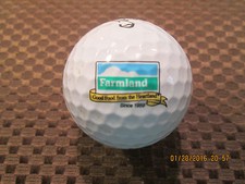 LOGO GOLF BALL-FARMLAND.....GOOD FOOD FROM THE HEARTLAND.....FOOD....
