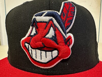 New Era Cleveland Indians 1997 World Series 5950 Fitted Hat Gray