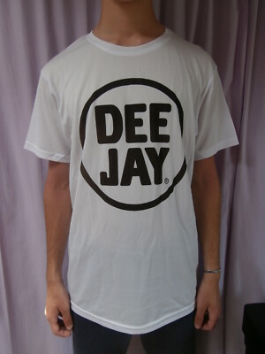 RADIO DEEJAY dj MAGLIA T-SHIRT maglietta musica NUOVA MOLTO BELLA !!!