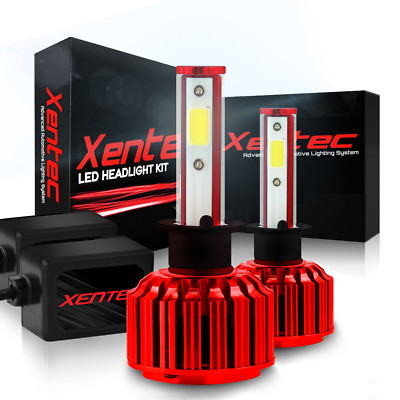 Xentec LED Kit for H1 H3 H4 H7 H10 H11 9006 Headlight Fog Lights 120W 12800lm 
