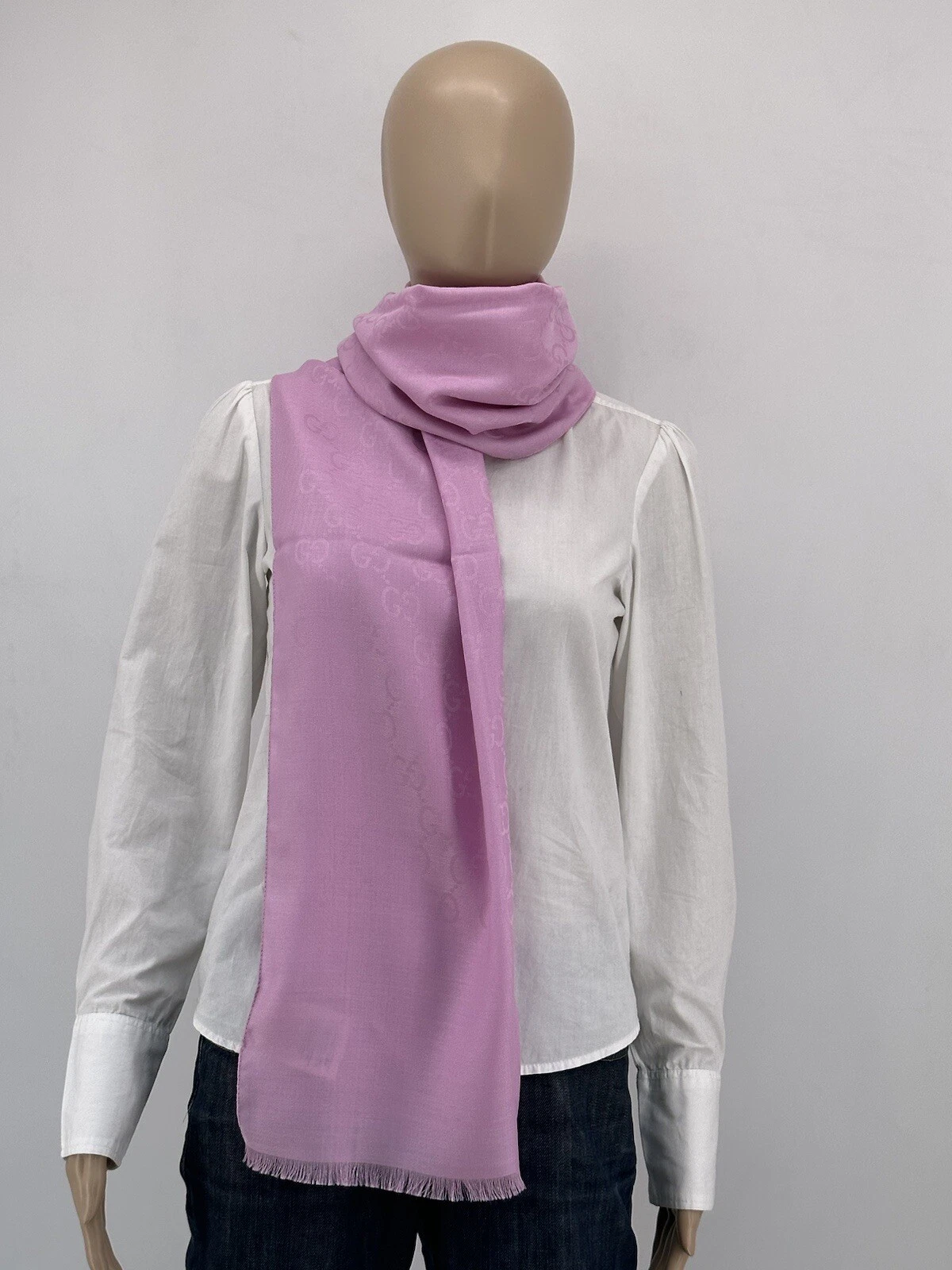 NEUF Luxury Original GUCCI foulard étole 45 x 180 cm   165904