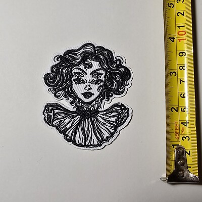 4 EYED BEAUTIFUL WOMAN PSYCHIC VISION P112 PATCH BADGE EMBROIDERY CREST