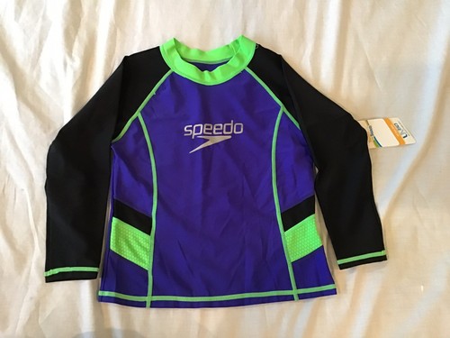 Speedo Boys Long Sleeve Swim Sun Shirt 