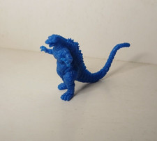 4-toed Godzilla 2 blue 1.5" figure vintage 1995 Bandai Monster Legend Museum