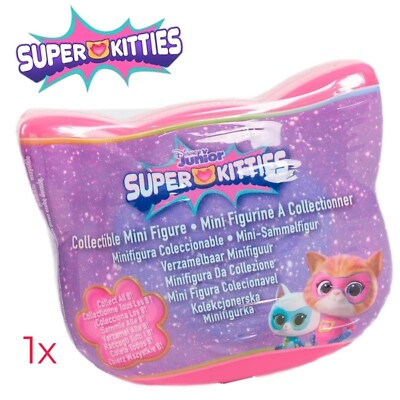 DISNEY JUNIOR SUPER KITTIES SURPRISE CAPSULE COLLECTIBLE MINI FIGURE COLLECT TOY