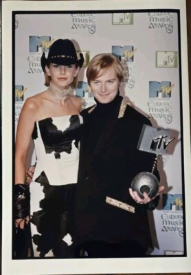 Ronan Keating, Yvonne Connoly Cow Suit, 1999 MTV Europe, Original Type 1 Photo 