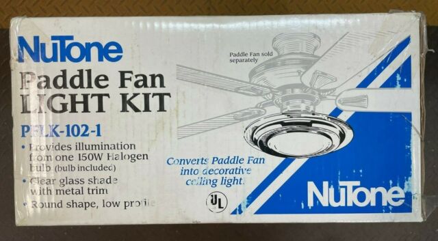 NuTone Paddle Fan Light Kit PFLK-102-1 Brand New In Box