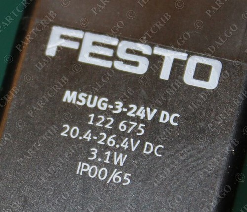 Festo, MUHx2-ZP-D-1-24G, 34928, Pnuematic Valve Solenoid Plate Manifold 145psi - Picture 5 of 5
