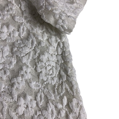 Vintage Jones New York Top Womens L White Floral Lace Goth Boho Coquette 90s Y2K - Picture 7 of 14