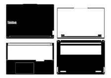 Carbon Vinyl Laptop Sticker Skin Decals for Lenovo Thinkbook 16p G4 IRH 2023