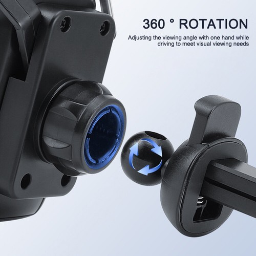 Universal Rotate Car Mount Holder Stand Air Vent Cradle For Mobile Cell Phone - Picture 8 of 23