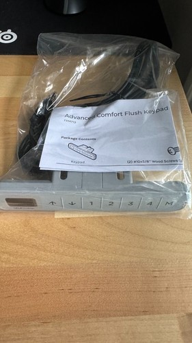 Uplift Desk - Advanced Comfort Flush Keypad Grey - BRAND NEW