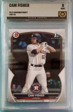 Cam Fisher 2023 Bowman Draft 1st Bowman #BD-35 Golden Grading (GG) 9 Mint