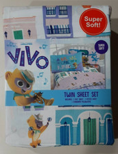 NEW Twin Vivo Dancing in the Street Sheet Set, super soft, 3 piece set