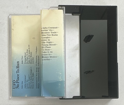 UFO - No Place To Run cassette tape 1980 Hard Rock VG+ / MINT Condition - Picture 5 of 7