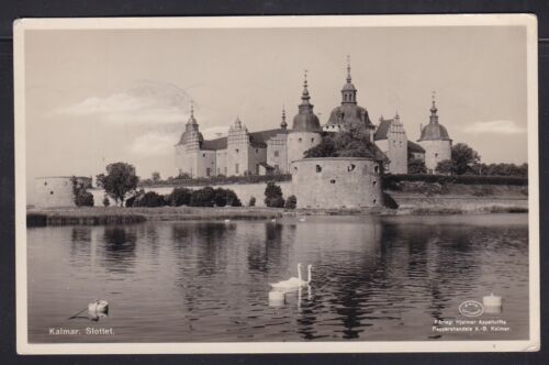 SWEDEN - RPPC KALMAR SLOTTET POSTED 1948 - Picture 1 of 2