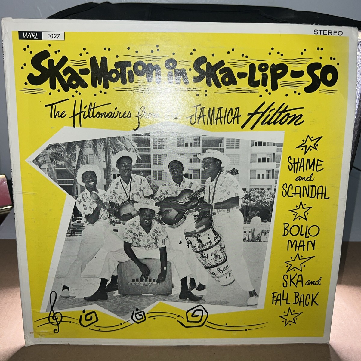 ジャマイカLP The Hiltonaires (2) Ska-Motion In Ska-lip-so 1027 WIRL /00250 The Hiltonaires – Ska-Motion In Ska-lip-so – Vinyl (Yellow