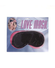 Black Satin Bachelorette Game Mask