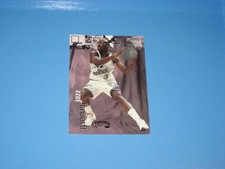 1998 SKYBOX THUNDER RARE ERROR CARD NO NAME ON FRONT BRYON RUSSELL#52 JAZZ MINT 