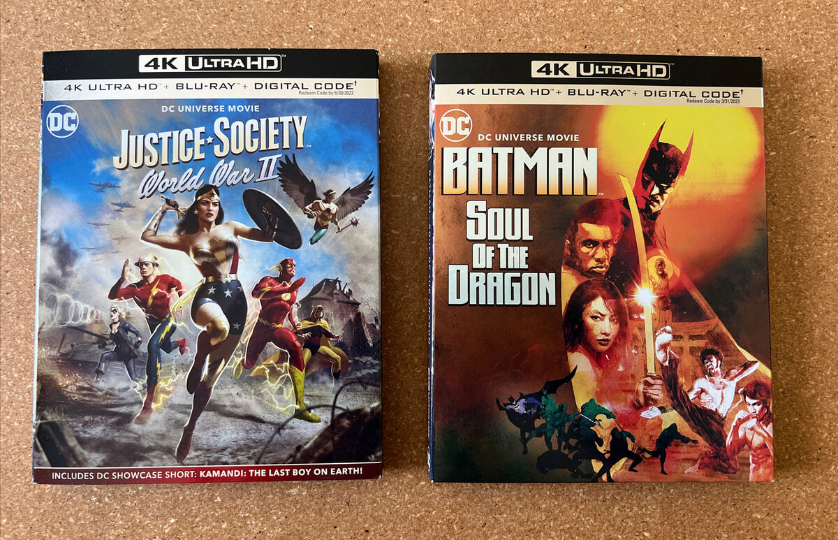 JUSTICE SOCIETY World War II & BATMAN Soul of The Dragon 4K Ultra