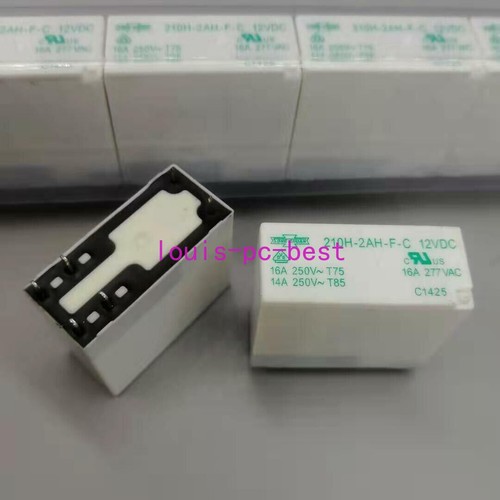 10Pcs Song Chuan 210H-2AH-F-C-12VDC Power Relay 6 Pins 16A 277VAC - Foto 2 di 4