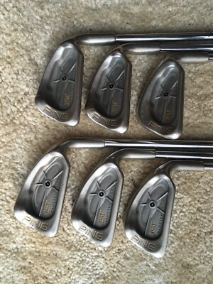Ping ISI Black Dot Beryllium Nickel Irons 4-PW (No 9 Iron) ZZ Lite Stiff Steel