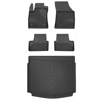 Frogum TPE Tapis De Sol+Coffre Jeu pour Renault Megane IV depuis 2016 TPE ensemb - Photo 1/4