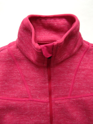 Musto Evolution Fleece Damen Reißverschluss Strick UK 10 Pink Slub JUMA050