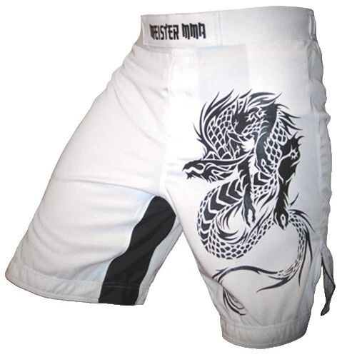 White Boxing & Martial Arts Shorts