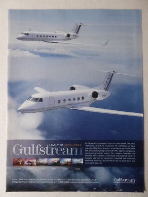 2/2008 PUB GULFSTREAM GENERAL DYNAMICS GULFSTREAM G550 G450 FLUGZEUG ORIGINAL ANZEIGE