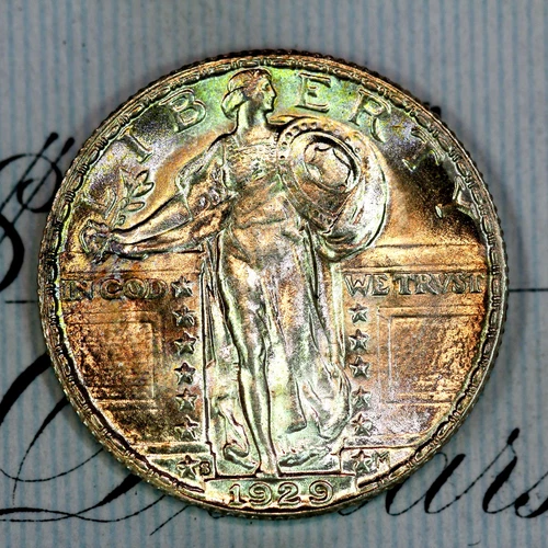 * 1929-S FH * PRISTINE++ GEM BU MS STANDING LIBERTY QUARTER * FROM COLLECTION
