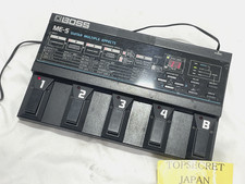 BOSS ME-5 Guitar Multi Effects processor Pedal Working AC100V