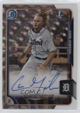 2015 Bowman Draft Chrome Draft Pick Auto Refractor Cam Gibson #BCA-CG Auto 4n0