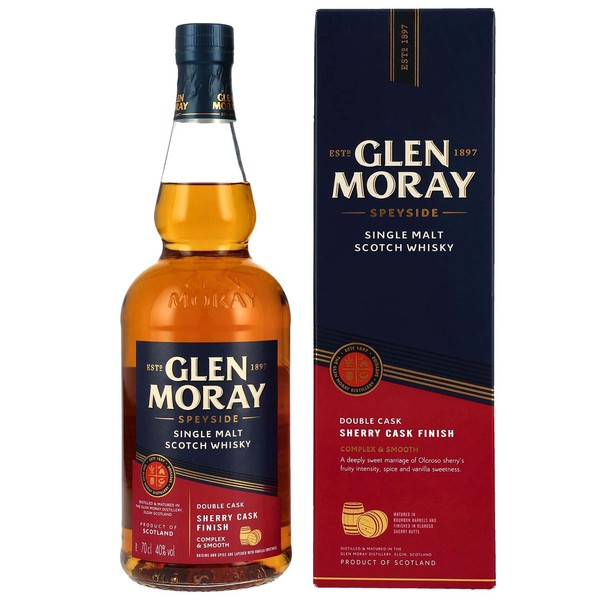 Glen Moray - Sherry Cask Finish - Single Malt Scotch Whisky (51,29 Eur/L)-image