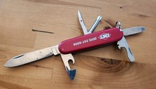 Red Victorinox Tinker Swiss Army Knife w/Phillips Screwdriver - Great Cond. 709