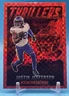 2022 Panini Rookies & Stars Thrillers Red Plaid Prizm Justin Jefferson #TH-14