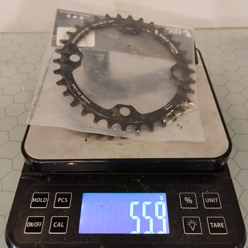 Plato Wolf Tooth Drop Stop St 34t 104 Bcd Foto 2 de 2