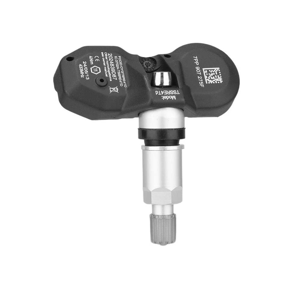 Sensores de presión de neumáticos 4 piezas TPMS 433 MHz 7PP907275F para Audi A4 A6 A8 VW Porsche Foto 4 de 4