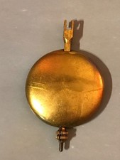 Vintage Mantle Clock Pendulum Weight 51mm Diameter 8.5cm Long 107g