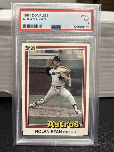 1981 Donruss - PSA7 Nolan Ryan #260