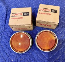 Nos Oem Koito Amber Reflector Set Fj25 Fj40 Fj45 Fj45lv Toyota Land Cruiser Nos Oem Koito Amber Reflector Set Fj25 Fj40 Fj45 Fj45lv Toyota Land Cruiser