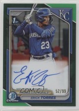 2024 Bowman Chrome Prospect Green Refractor 52/99 Erick Torres #CPA-ET Auto 01mg