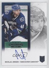 2013-14 Panini Playoff Contenders Rookie Ticket Nicklas Jensen #180 Auto 0c3