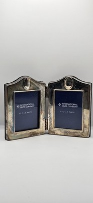 Mini Picture Frames Standing Frame 2'' x 3'' photos Foldable / Sliver Plated