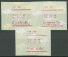Australien 1985 Känguruh Tastensatz Automate...
