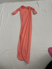 Copper Pearl Knotted Gown Newborn Watercolor Flower Floral