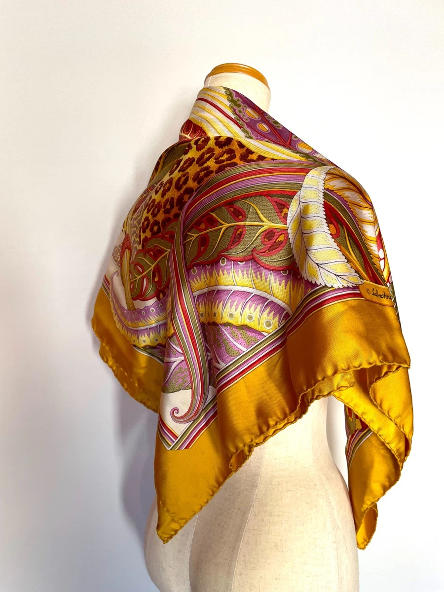 Salvatore Ferragamo Gold Scarves & Wraps for Women for sale | eBay