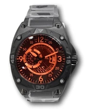 Invicta Aviator Deep Radar Red Men's 50mm Automatic Tinted Crystal Watch 40278